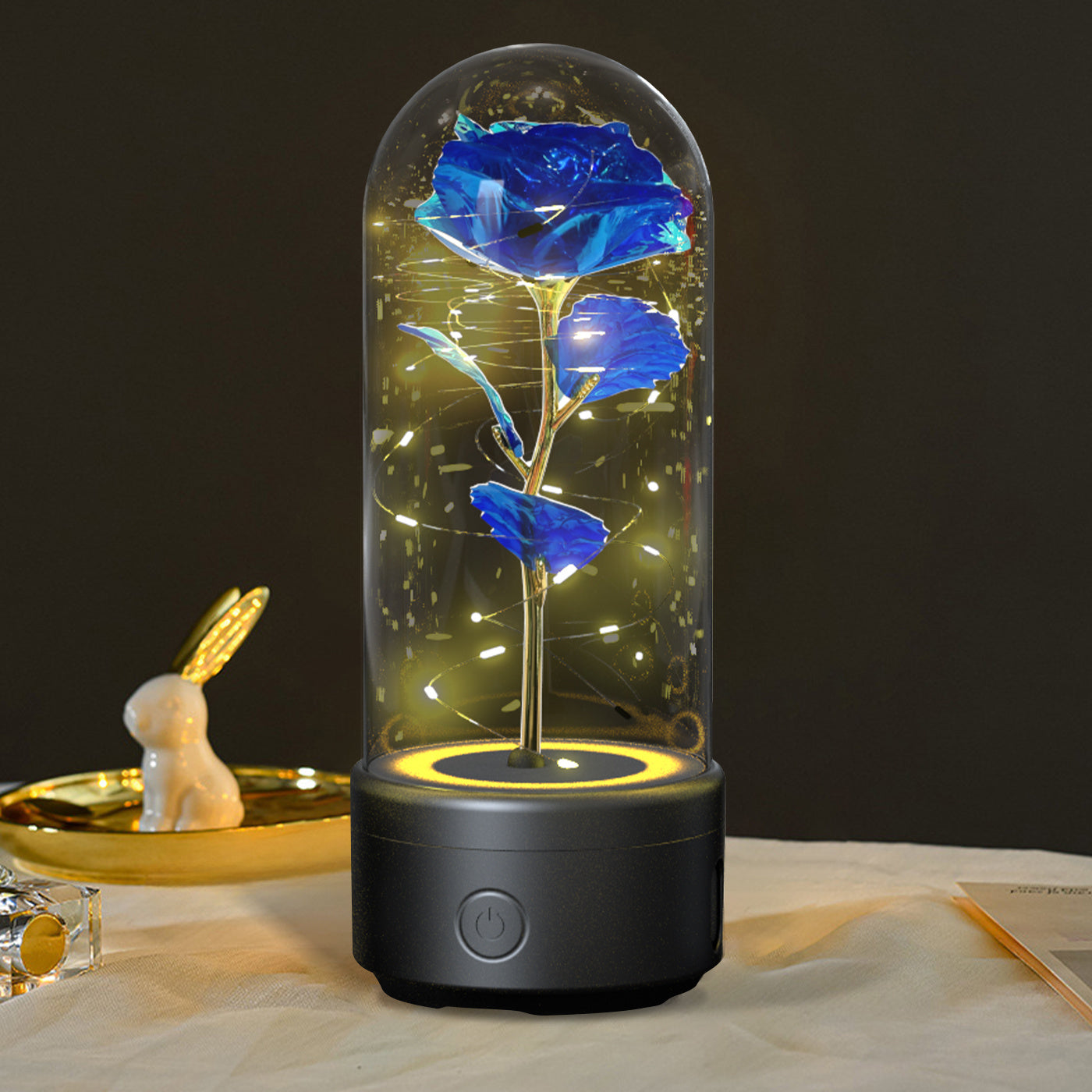 LumiRose™ – LED Rose Light & Bluetooth Speaker