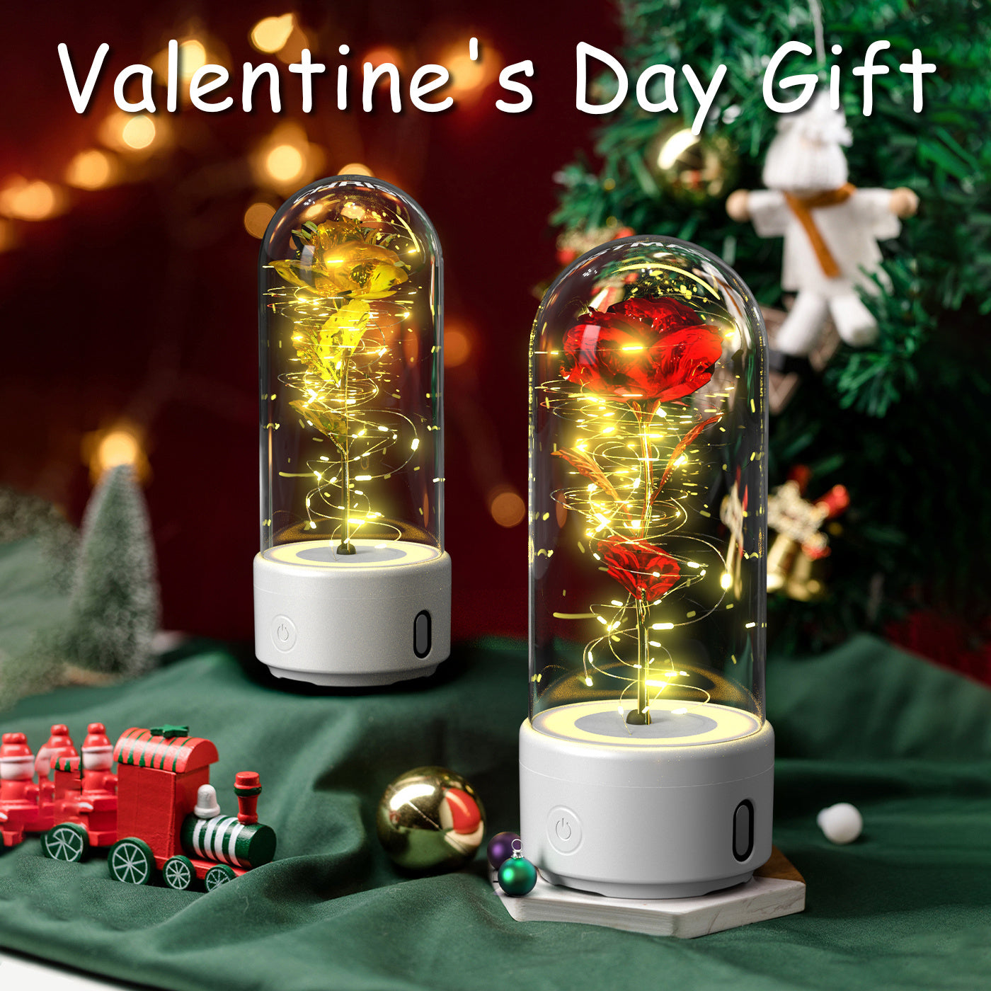 LumiRose™ – LED Rose Light & Bluetooth Speaker