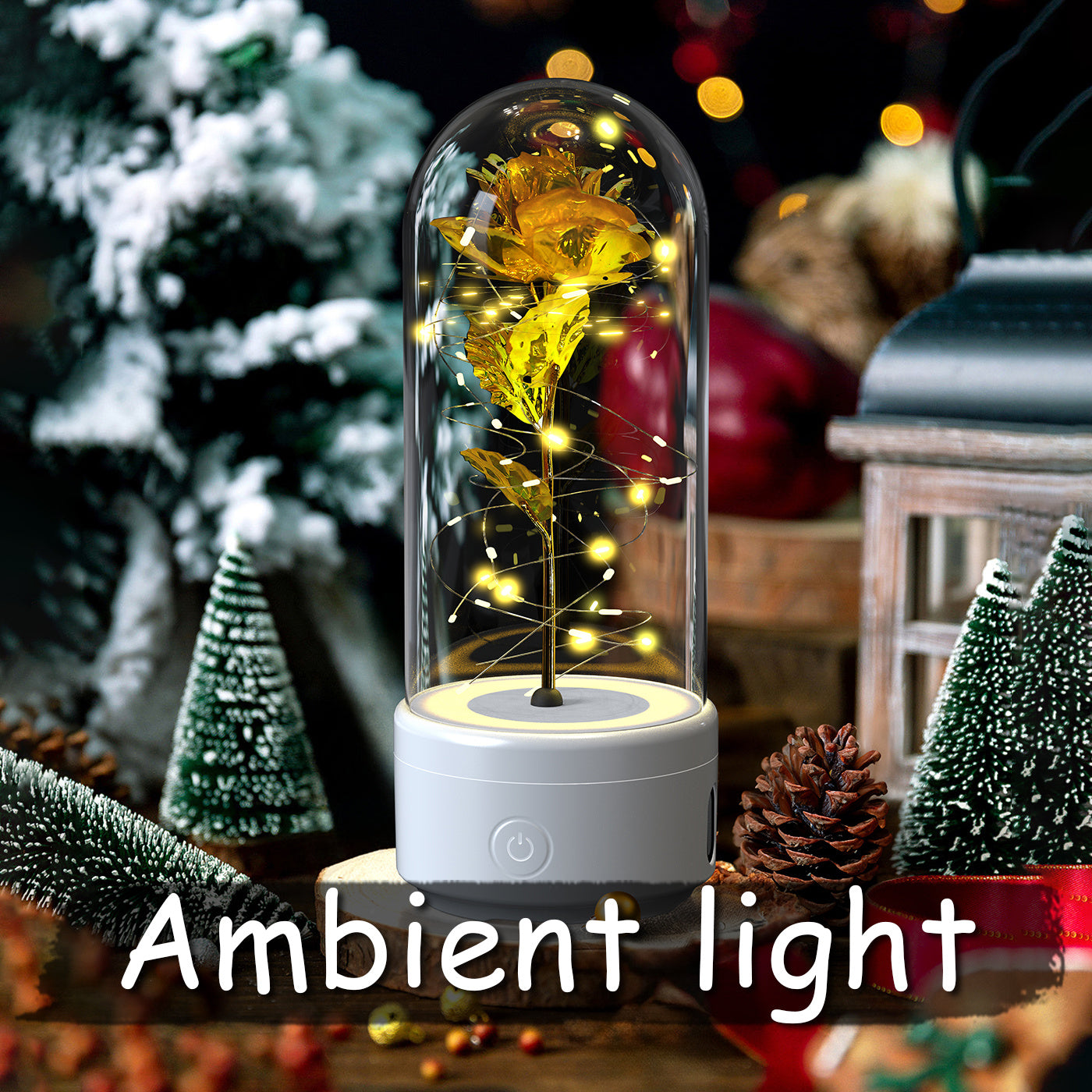 LumiRose™ – LED Rose Light & Bluetooth Speaker