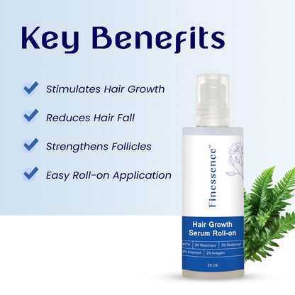 Finessence™ Rosemary Hair Growth Serum (Roll On) 25ml
