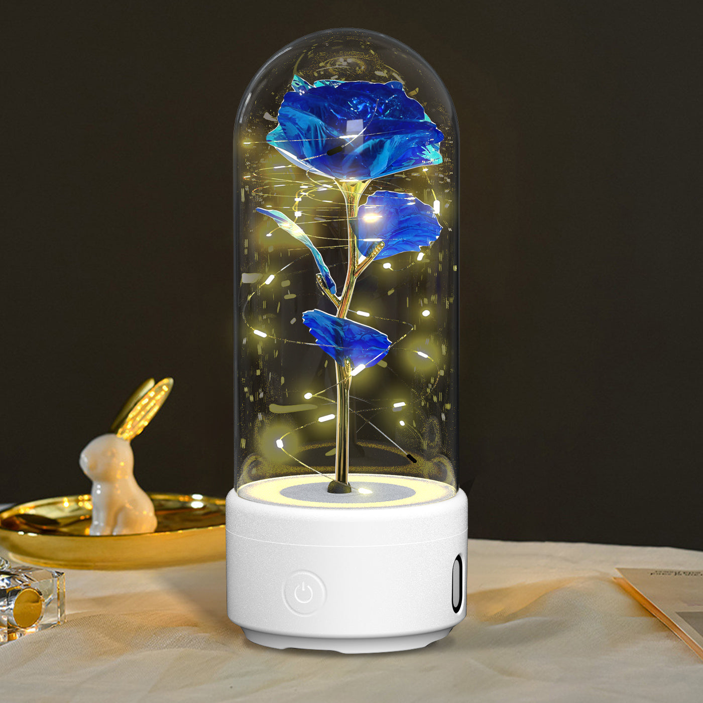 LumiRose™ – LED Rose Light & Bluetooth Speaker