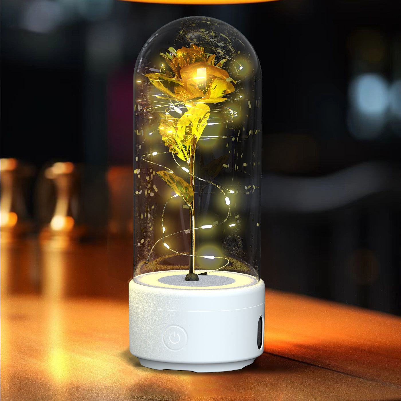 LumiRose™ – LED Rose Light & Bluetooth Speaker