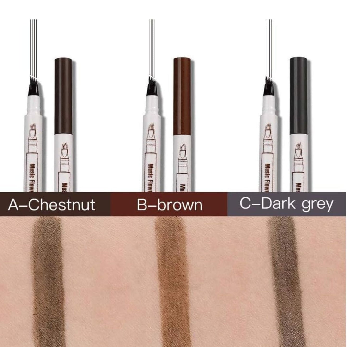 Microblading Tattoo Eyebrow Pen (Pack Of 2)